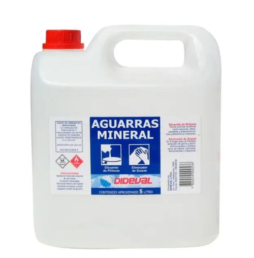 Bidon Aguarras Mineral 5 Lt Dideval