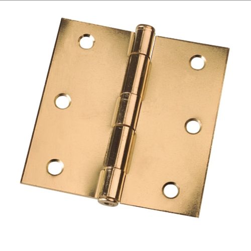 Bisagra Linea 86 Acero Latonado 3.5 X 3.5'' 3 Unidades