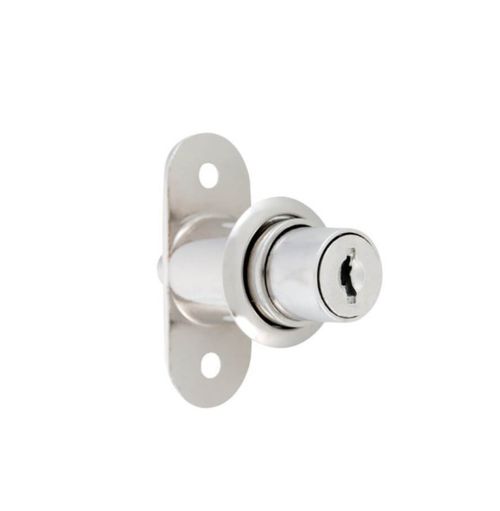 Cerradura Puerta Boton Corredera Niquel Dspl Odis