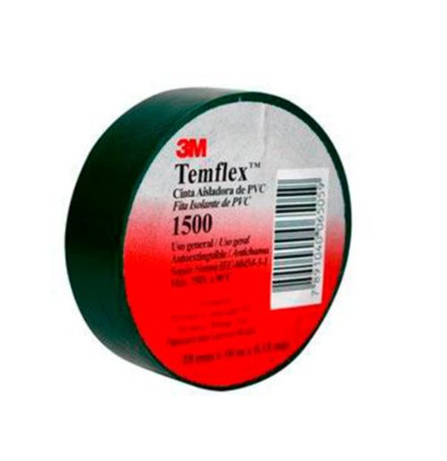 Cinta Electrica Temflex 18Mm X 20M 165 Ex 1500 Grande 3M