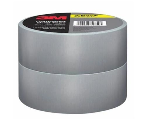 Pack 2 Cintas De Tela Duct Tape De Reparación Gris 48Mm X 9.14 Mts