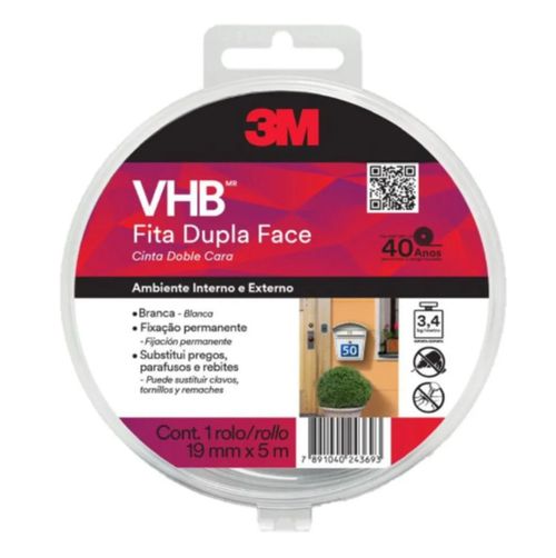 Cinta Vhb Doble Contacto Externo 19Mm X 5M 3M