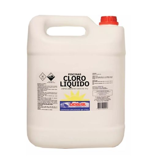 Cloro Liquido Bidon 10 Litros Dideval
