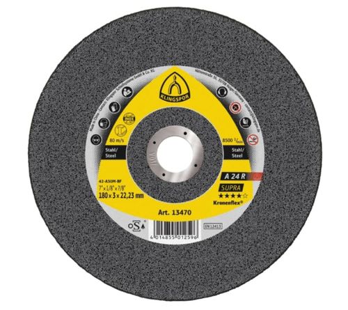 Disco Corte A24R Supra 180X2,5X22 Klingspor