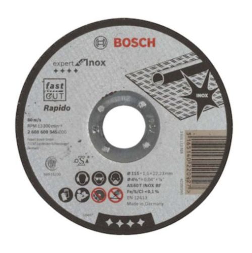 Disco De Corte. Inoxidable De 4 1/2 Pulgadas. 1 Mm