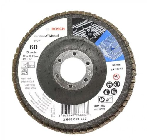 Disco Flap Multi 4 1/2" Grano 60 Bosch