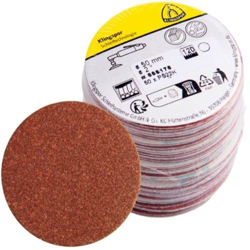 Disco Lija Velcro Grano 100 125Mm C/A Ps22K Klingspor