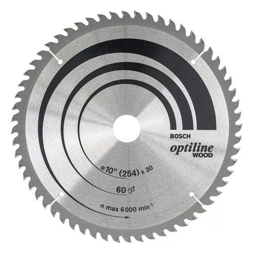 Disco De Sierra Circular Optiline 254Mm (10) 60 D Bosch