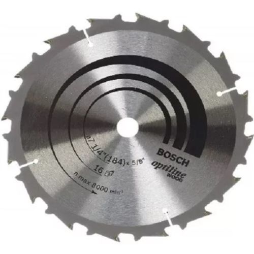 Disco De Sierra Circular Optiline 184Mm (7-1/4) 16D Bosch