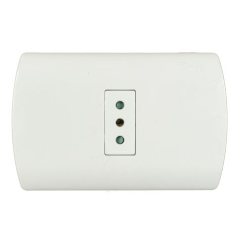 Enchufe Hebra Simple 10A Aris Blanco 0501