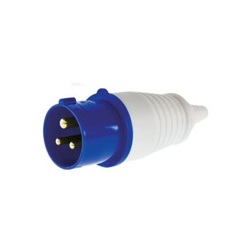 Enchufe Macho Industrial 2P T 16A 220V Azul 5717304