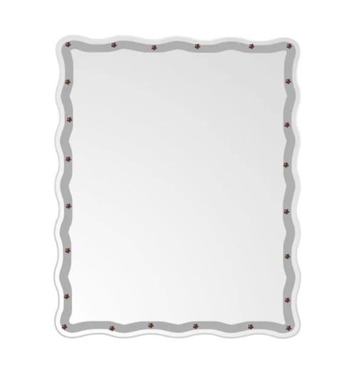 Espejo 70X90 Cm Rectangular Con Borde Irregular Taumm