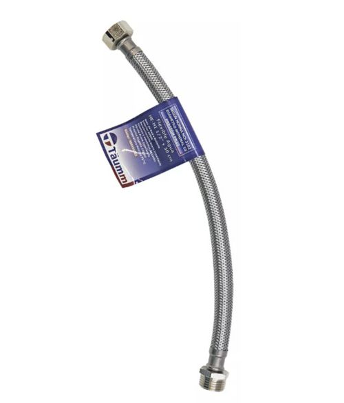 Flexible De Acero Inoxidable Hi He 1/2 30 Cm Taumm
