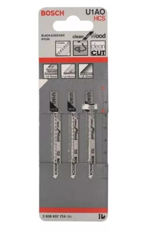 Hoja De Calar Bosch T119B 3 Unidades Madera