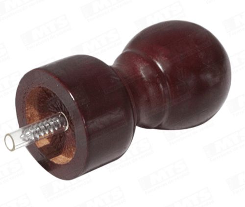 Terminal Arabe Madera Miel 28 Mm 2 Unidades