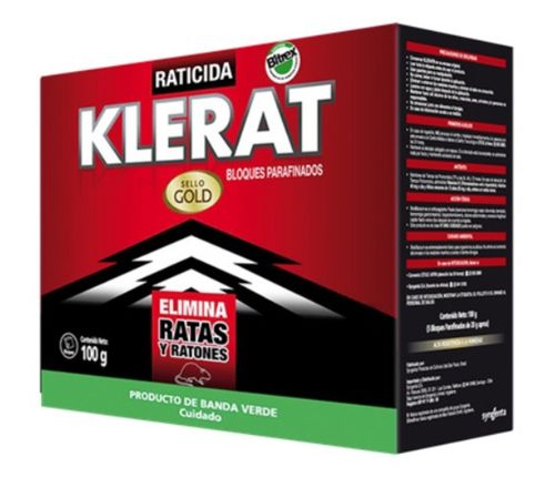 Raticida En Bloque 100 Gramos Kelrat