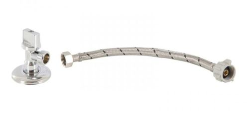Set De Llave Angular 1/2 Con Flexible 30 Cm