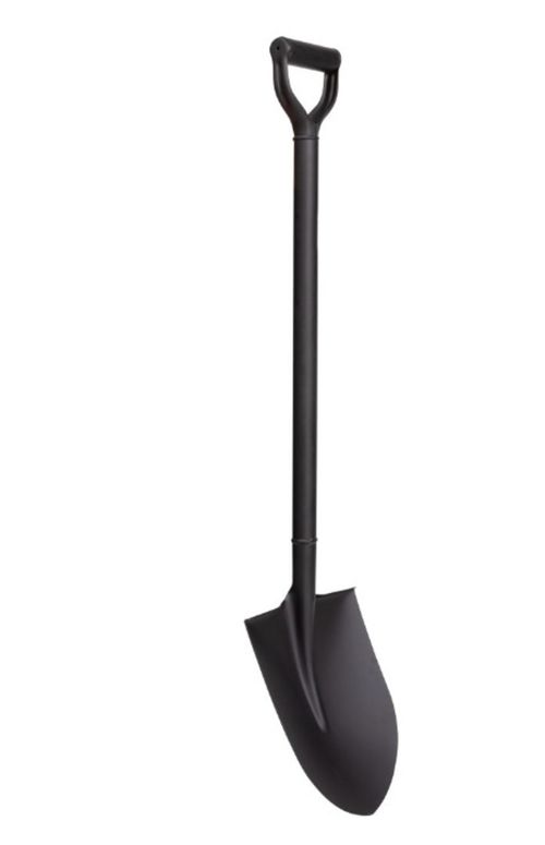 Pala Punta Huevo Mango Metal Plasmet