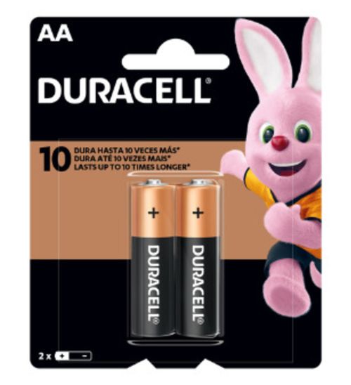 Pila Aa Duracell 2 Unidades