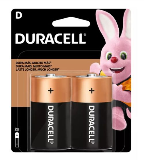 Pila D Duracell 2 Unidades