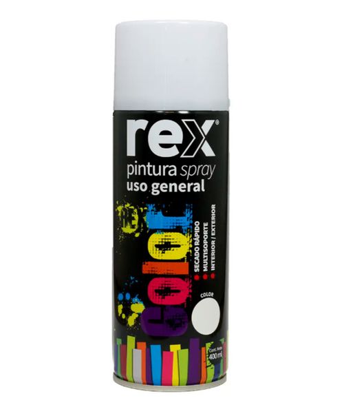Pintura Spray General Blanco Mate 400Ml Rex