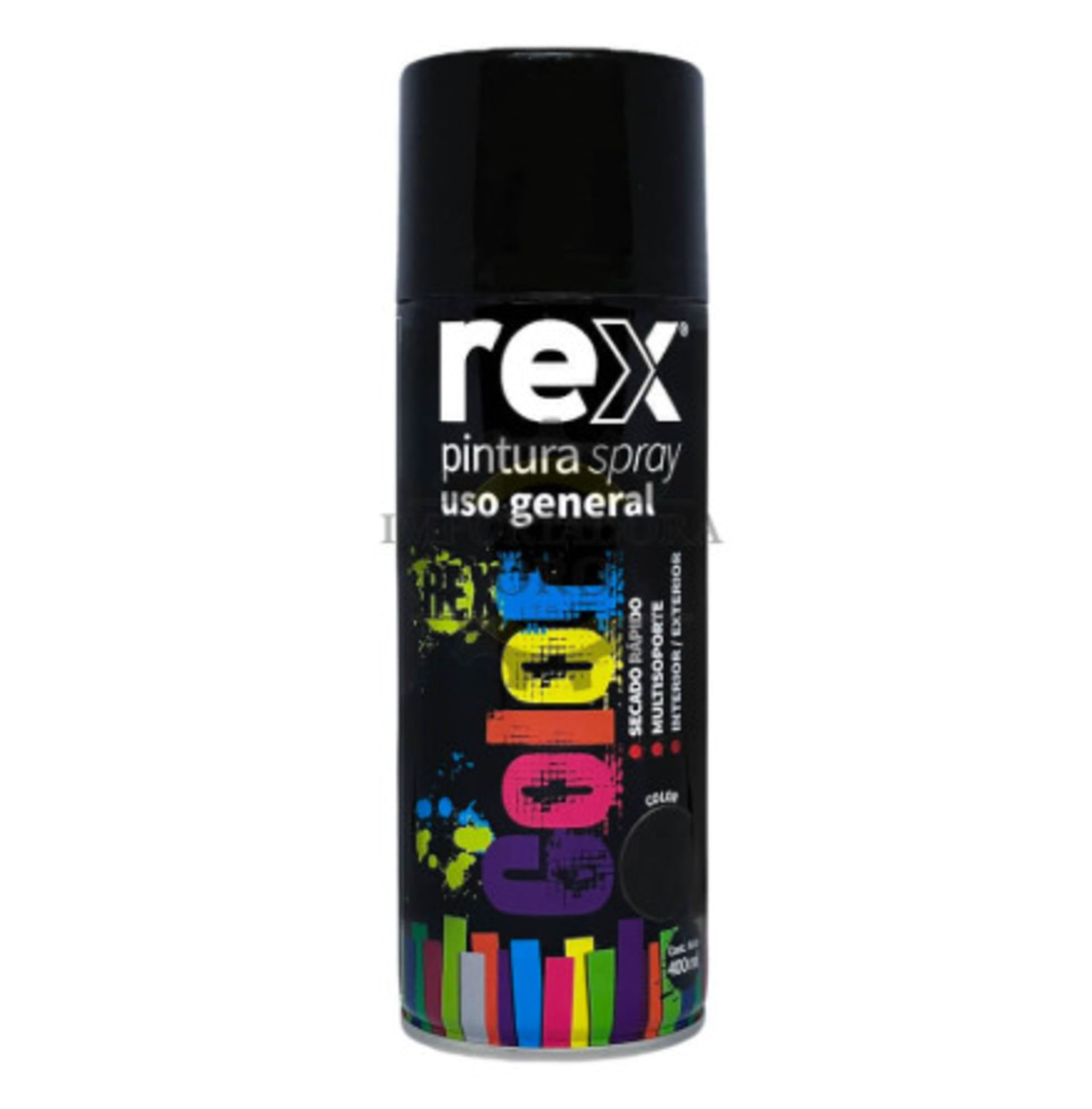 Pack De 6 Sprays De Pintura Negro Brillante AUPROTEC – 400 Ml Cada Uno, Alta Calidad, Secado Rápido, Para Metal, Aluminio, Plástico, Llantas Y Carrocería
