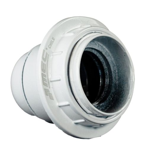 Portalampara E-27 Blanca Con Anillo K0372