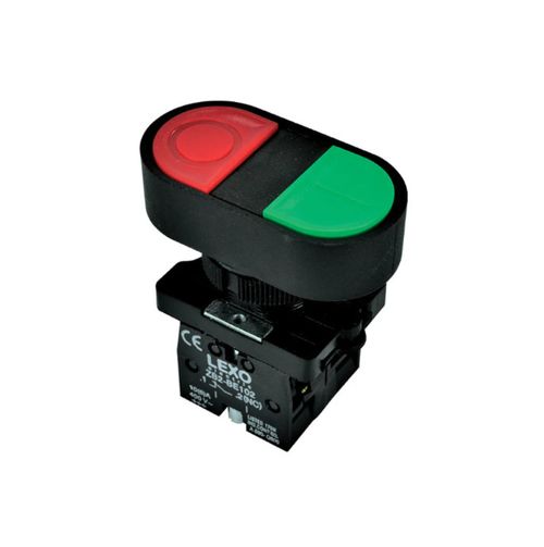 Pulsador Doble Rojo/Verde Lay5-Eb8325 Lexo