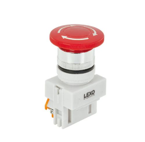 Pulsador Parada Rojo 22Mm Lexo