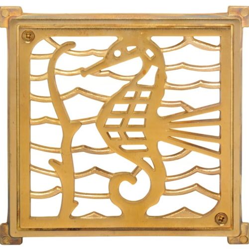 Rejilla Pileta Bronce Cuadrada 6 Pulgadas