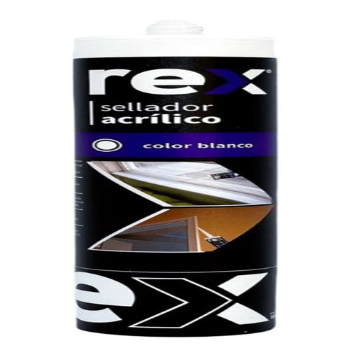Sellador Acrílico Blanco Cartucho 300 Ml Rex