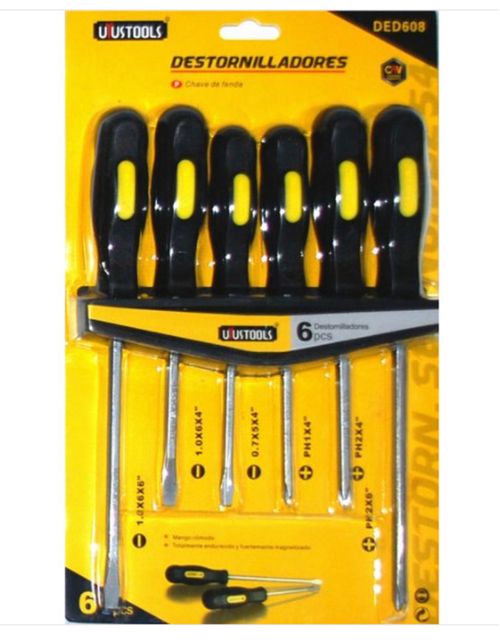 Destornillador Uyustools 6 Pzs De Presicion Ded608