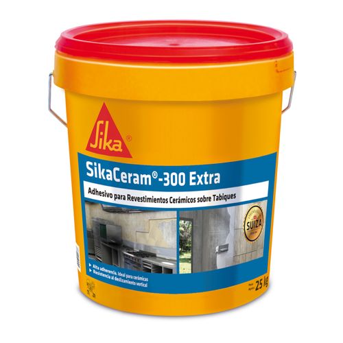 Adhesivo Cerámico Pasta Sikaceram 300 Extra 25Kg