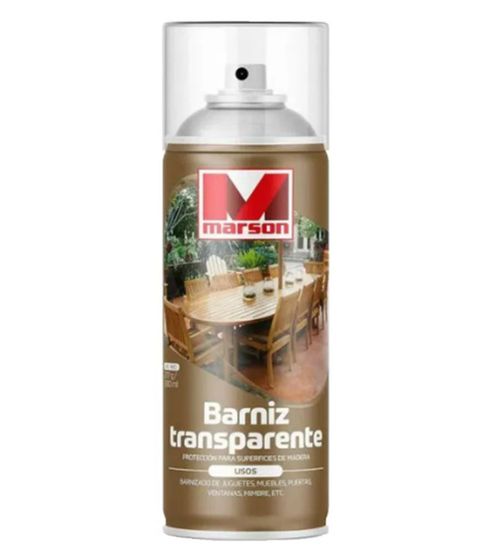 Spray Barniz Transparente Brillante 350Ml Marson