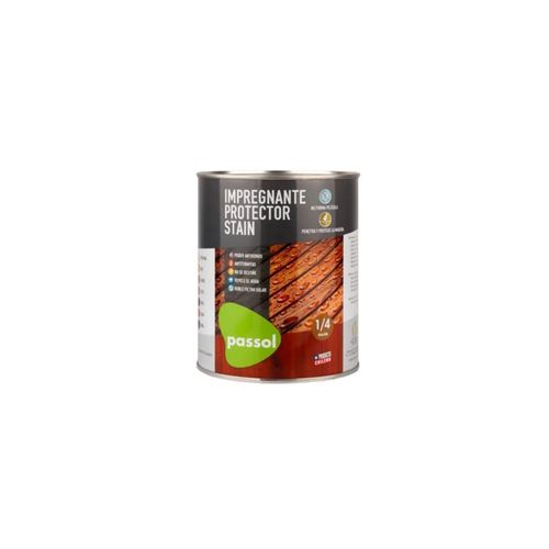 Protector Madera Stain Impregnante Incoloro 1 Lt Passol