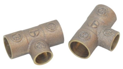 Tee Cobre So/So/So 1/2 X 1/2 X 3/8 Pulgadas