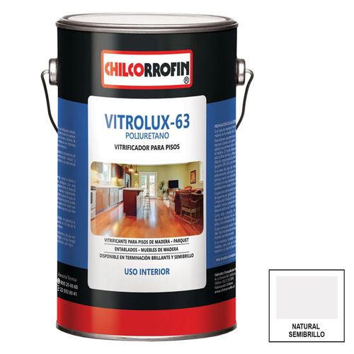 Barniz Vitrificante Vitrolux 63 Natural 1 Gl Chilcorrofin