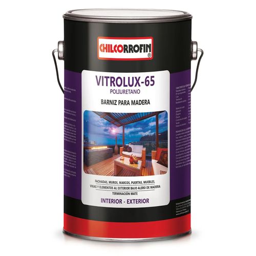 Barniz Vitrificante Vitrolux 65 Natural 1 Gl Chilcorrofin