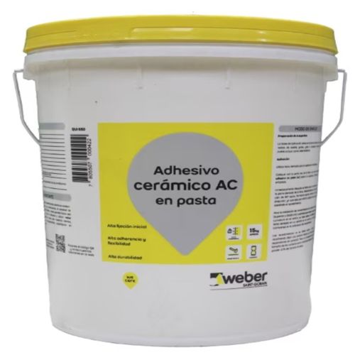 Adhesivo Weber Pasta Ac 15Kg