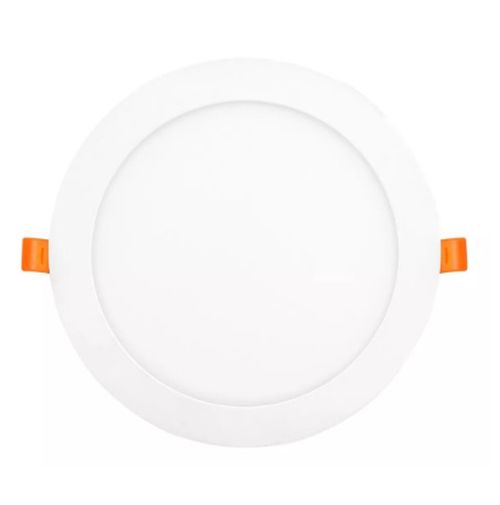 Panel Embutido Redondo 6W Fsl Luz Fria Color Blanco