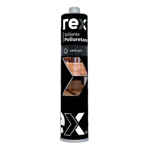 Sellante Poliuretano Gris 310Ml Rex