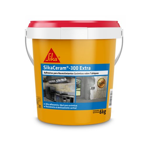 Adhesivo Cerámico Pasta Sikaceram 300 Extra 6Kg