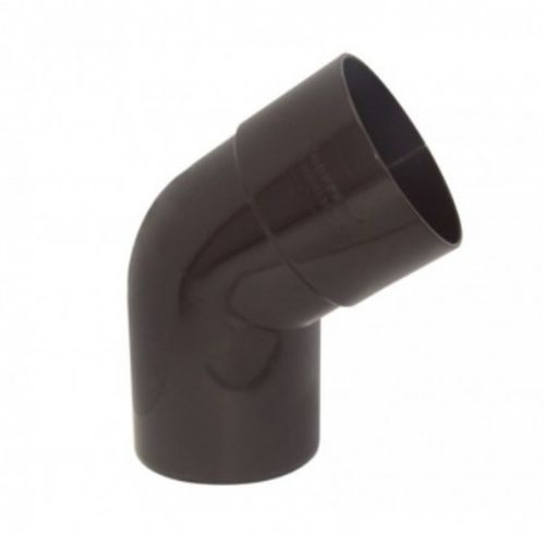 Codo Canaleta Macho/Hembra P 25 Marron 80Mm X 65°