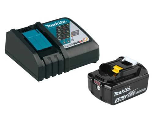 Kit Fuente 18V 3,0Ah Cargador Rápido Dc18Rc + Batería 3.0 Amp