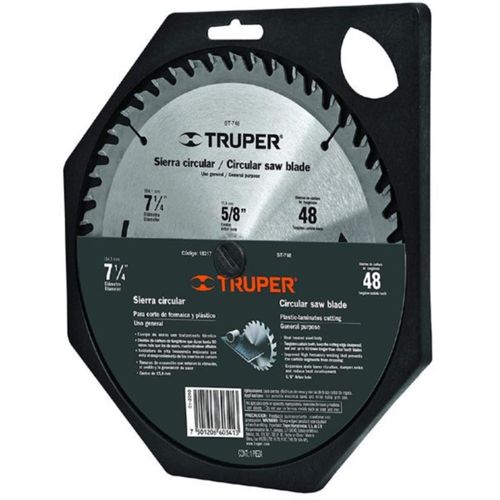 Sierra Circular Multimaterial 7 1/4″ – 48 Dientes – Truper St-748