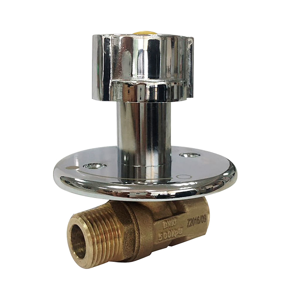 Llave De Paso Gas Encimera 1/2 Cromada Decogas Stretto Dimaco