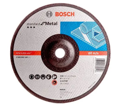 Bosch Disco Desbaste Metal 9"