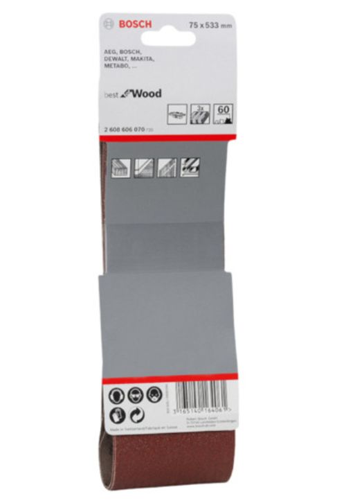 Lija De Banda Madera 3X21 Gr60 Bosch