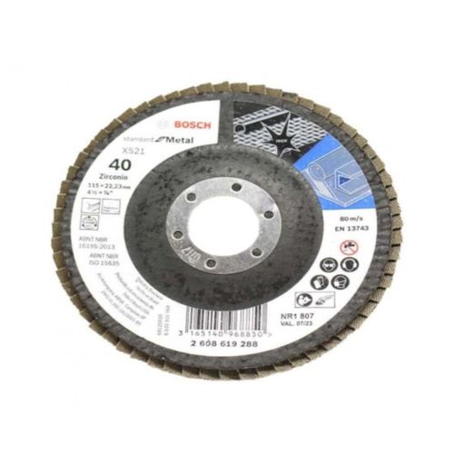 Disco Flap Eco Inox Metal 4 1/2 Gr40 Bosch