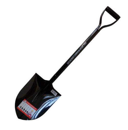 Pala Punta Huevo Mango Metalico